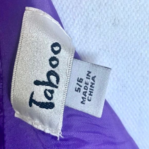 Taboo Formal Satin Purple Embellished Maxi Dress - Picture 9 of 9